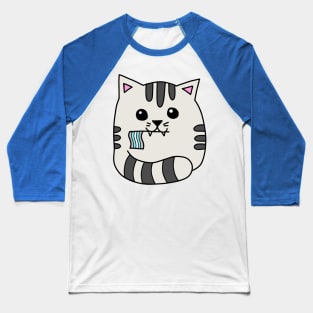 demiboy pride flag cat Baseball T-Shirt